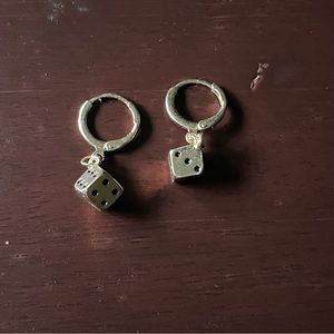 Dice earrings